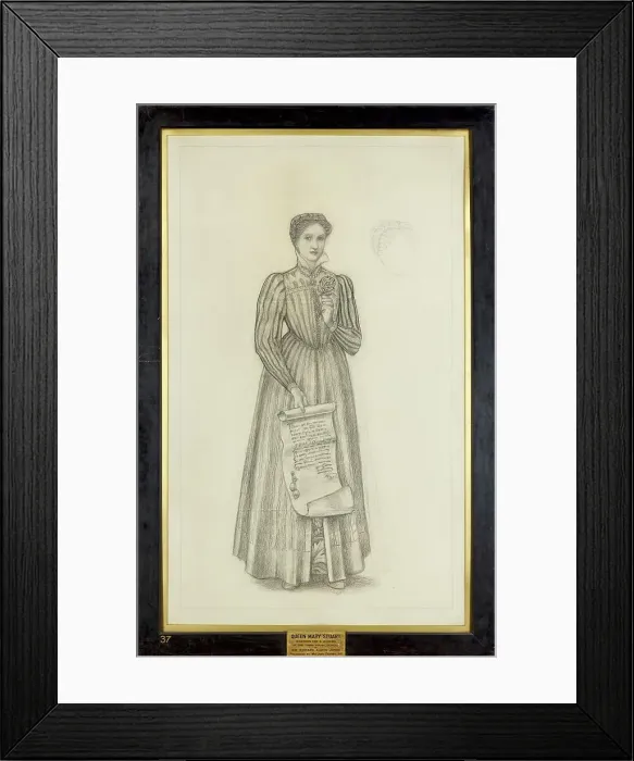Framed Print : Mary, Queen of Scots, 1888-89. Creator: Sir Edward Coley Burne-Jones Framed Print : Mary, Queen of Scots, 1888-89. Creator: Sir Edward Coley Burne-Jones