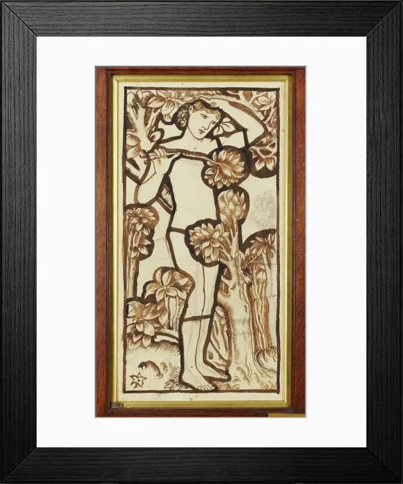 Framed Print : Adam, 1862. Creator: Sir Edward Coley Burne-Jones Framed Print : Adam, 1862. Creator: Sir Edward Coley Burne-Jones