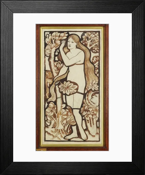 Framed Print : Eve, 1862. Creator: Sir Edward Coley Burne-Jones Framed Print : Eve, 1862. Creator: Sir Edward Coley Burne-Jones