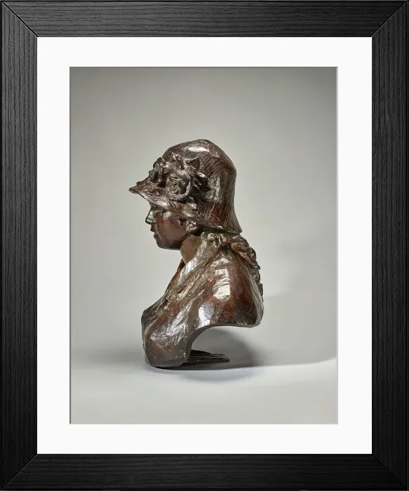 Framed Print : Bust of Madame Renoir, 1926. Creator: Pierre-Auguste Renoir Framed Print : Bust of Madame Renoir, 1926. Creator: Pierre-Auguste Renoir