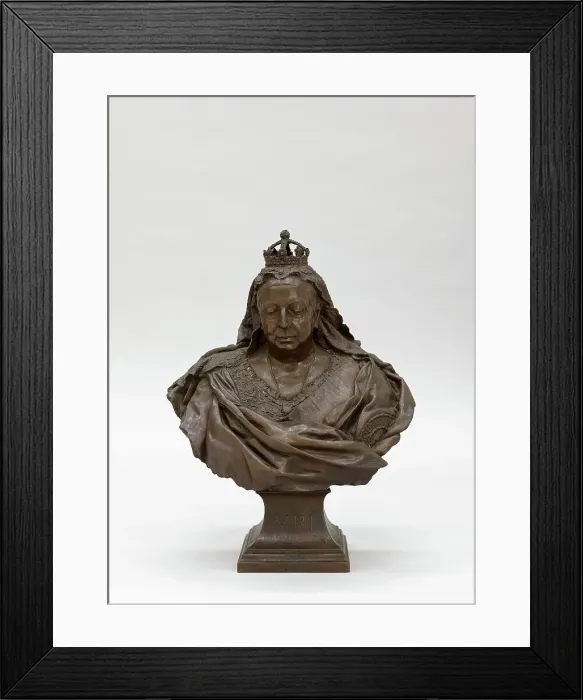 Framed Print : Bust of Queen Victoria in old age, 1892-1901. Creator: Edward Onslow Ford Framed Print : Bust of Queen Victoria in old age, 1892-1901. Creator: Edward Onslow Ford
