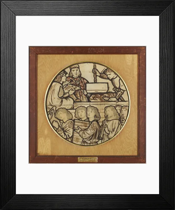 Framed Print : The Building of the Temple, 1863. Creator: Sir Edward Coley Burne-Jones Framed Print : The Building of the Temple, 1863. Creator: Sir Edward Coley Burne-Jones