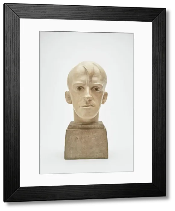 Framed Print : Portrait Head of John Hampson (1901-1955), 1930-1950. Creator: Gordon Herickx Framed Print : Portrait Head of John Hampson (1901-1955), 1930-1950. Creator: Gordon Herickx