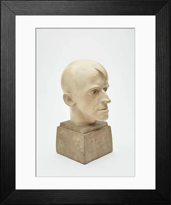 Framed Print : Portrait Head of John Hampson (1901-1955), 1930-1950. Creator: Gordon Herickx Framed Print : Portrait Head of John Hampson (1901-1955), 1930-1950. Creator: Gordon Herickx