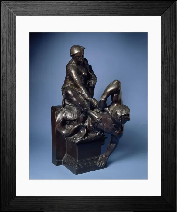 Framed Print : Valour And Cowardice, 1856-66. Creator: Alfred George Stevens Framed Print : Valour And Cowardice, 1856-66. Creator: Alfred George Stevens