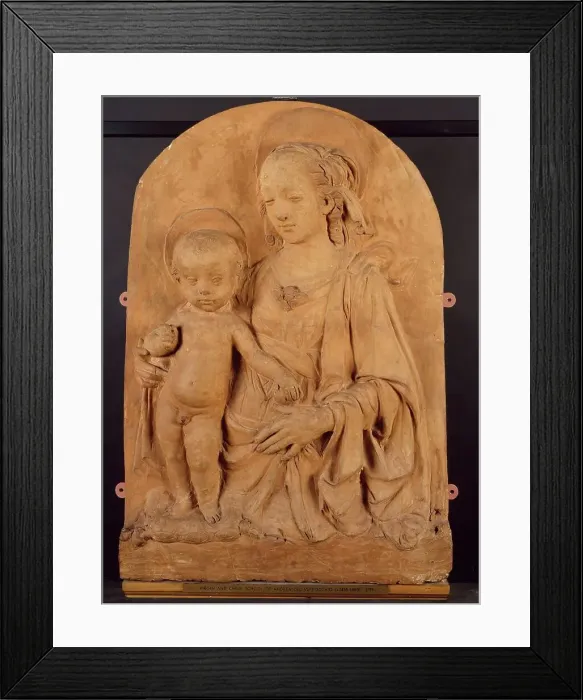 Framed Print : Madonna and Child, 1460-1470. Creator: School of Andrea Verrocchio Framed Print : Madonna and Child, 1460-1470. Creator: School of Andrea Verrocchio