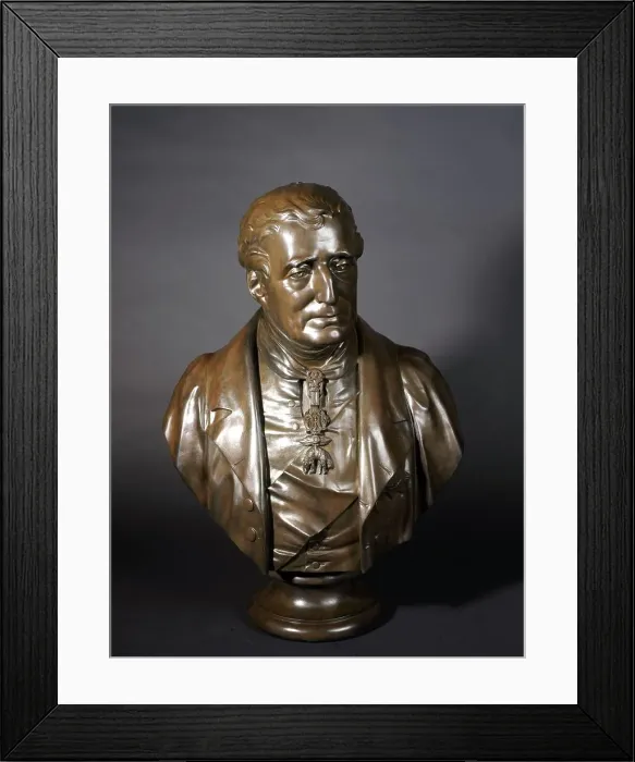 Framed Print : Bust of the Duke of Wellington, 1852. Creator: Henry Weigall Framed Print : Bust of the Duke of Wellington, 1852. Creator: Henry Weigall