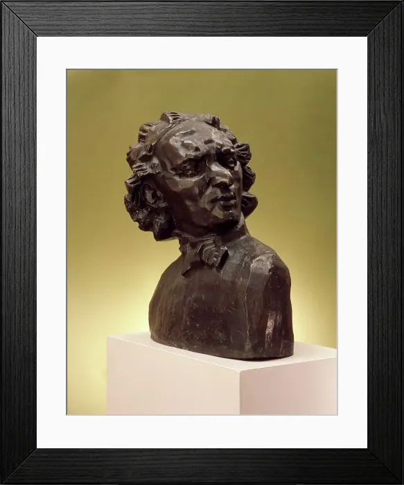 Framed Print : Alfred Wolmark, 1913. Creator: Henri Gaudier-Brzeska Framed Print : Alfred Wolmark, 1913. Creator: Henri Gaudier-Brzeska