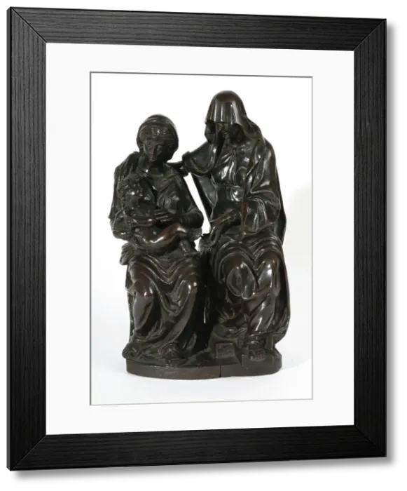 Framed Print : Virgin and Child with Saint Anne, 1500-1525. Creator: Andrea Sansovino Framed Print : Virgin and Child with Saint Anne, 1500-1525. Creator: Andrea Sansovino