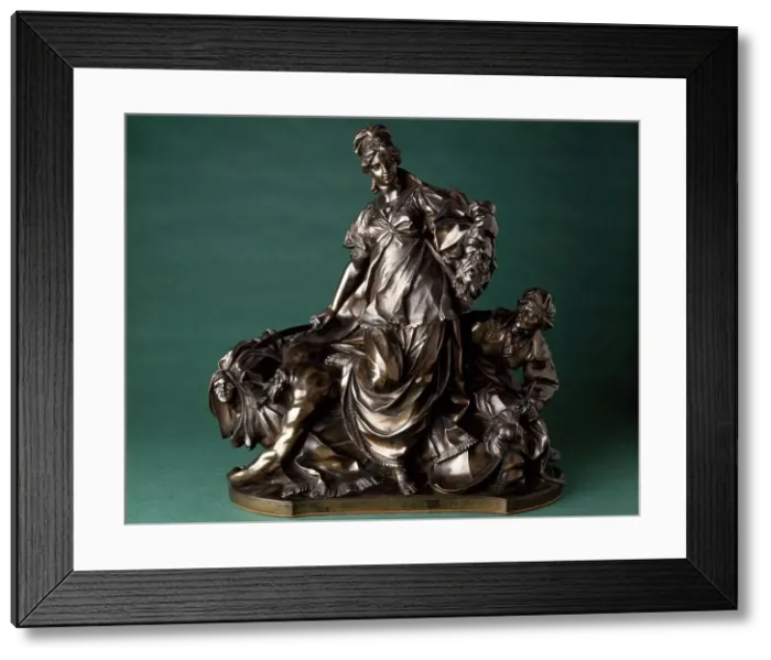 Framed Print : Judith with the Head of Holofernes, 1722-23. Creator: Agostino Cornacchini Framed Print : Judith with the Head of Holofernes, 1722-23. Creator: Agostino Cornacchini
