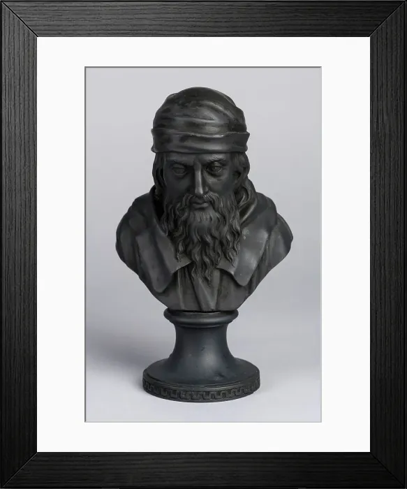 Framed Print : Aristotle, 1774-80. Creator: Wedgwood & Bentley Framed Print : Aristotle, 1774-80. Creator: Wedgwood & Bentley