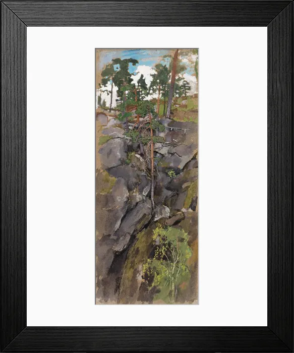 Framed Print : Rocky Forest. Creator: Eero Jarnefelt
