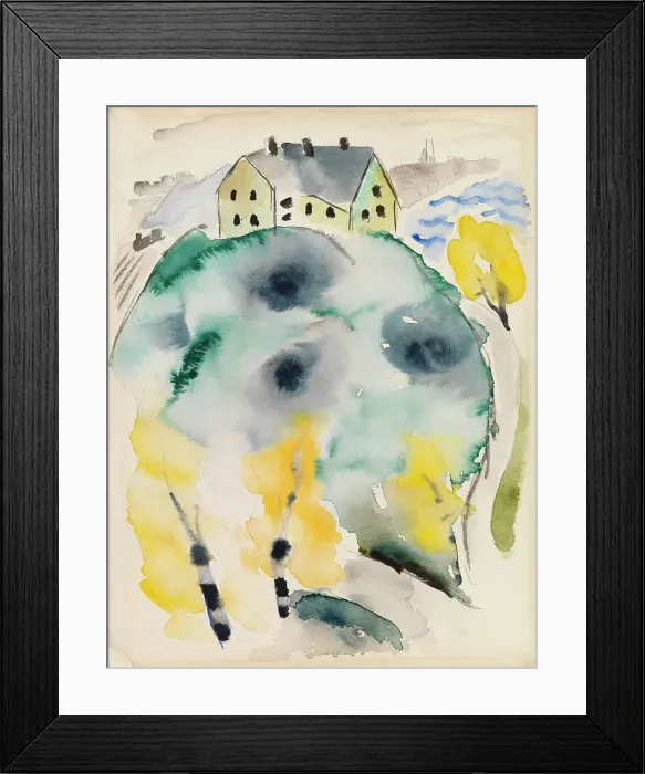 Framed Print : Autumn Landscape, 1917-1923. Creator: Sulho Sipila Framed Print : Autumn Landscape, 1917-1923. Creator: Sulho Sipila