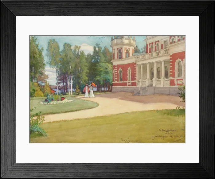 Framed Print : View of [from?] Inha, 1903. Creator: Albert Gebhard