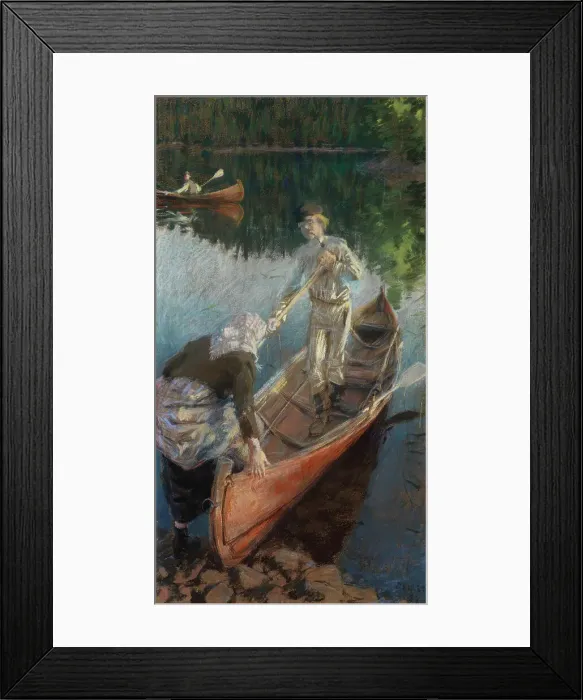 Framed Print : Midsummer Night, 1889. Creator: Akseli Gallen-Kallela