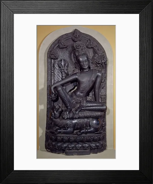 Framed Print : Bodhisattva - Simhanada Lokeshvara, 11th Century. Creator: Unknown Framed Print : Bodhisattva - Simhanada Lokeshvara, 11th Century. Creator: Unknown