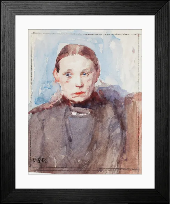 Framed Print : Old woman, Anna Richter, late 19th-early 20th century. Creator: Venny Soldan-Brofeldt Framed Print : Old woman, Anna Richter, late 19th-early 20th century. Creator: Venny Soldan-Brofeldt