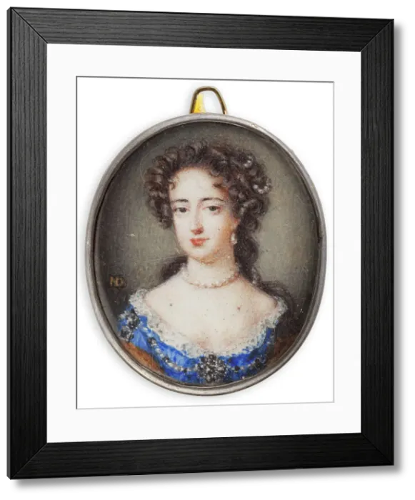 Framed Print : Queen Mary II, 1680-1708. Creator: Nicholas Dixon Framed Print : Queen Mary II, 1680-1708. Creator: Nicholas Dixon