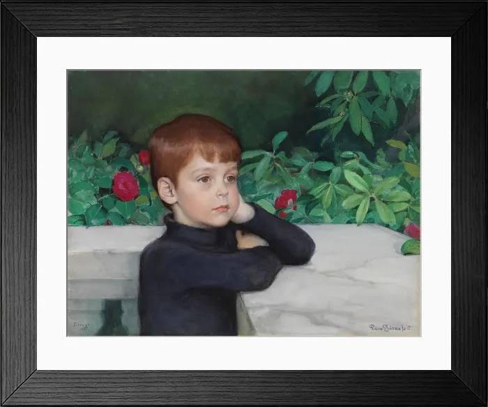 Framed Print : Portrait of the Artist's Son (Heikki Järnefelt), 1897. Creator: Eero Jarnefelt Framed Print : Portrait of the Artist's Son (Heikki Järnefelt), 1897. Creator: Eero Jarnefelt