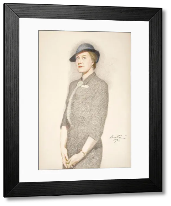Framed Print : Toini Nikander (Antonietta Toini), 1938. Creator: Antti Faven Framed Print : Toini Nikander (Antonietta Toini), 1938. Creator: Antti Faven