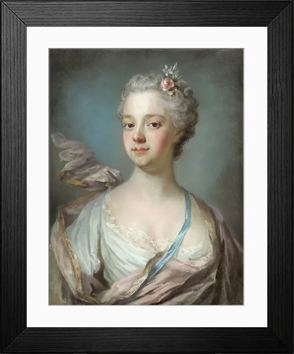 Framed Print : Countess Ulrika Eleonora von Fersen, at the latest 1765-1770. Creator: Gustaf Lundberg Framed Print : Countess Ulrika Eleonora von Fersen, at the latest 1765-1770. Creator: Gustaf Lundberg