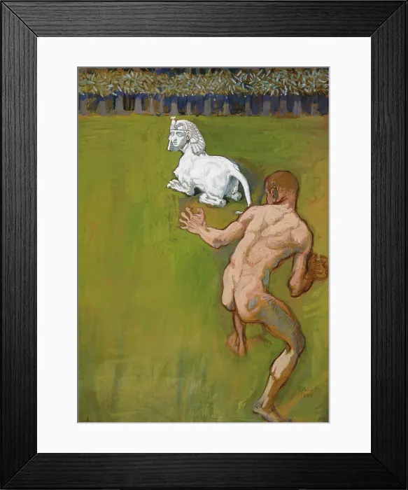 Framed Print : Conceptual Artist, 1894. Creator: Akseli Gallen-Kallela Framed Print : Conceptual Artist, 1894. Creator: Akseli Gallen-Kallela