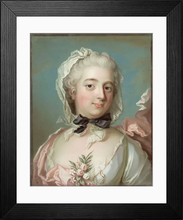 Framed Print : Lady Werner, c1730s. Creator: Gustaf Lundberg Framed Print : Lady Werner, c1730s. Creator: Gustaf Lundberg