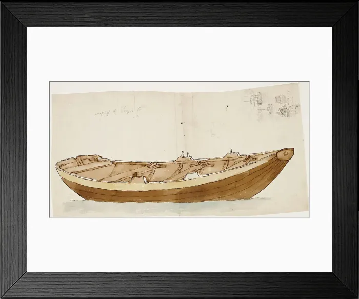 Framed Print : Boat. Creator: Oscar Kleineh Framed Print : Boat. Creator: Oscar Kleineh