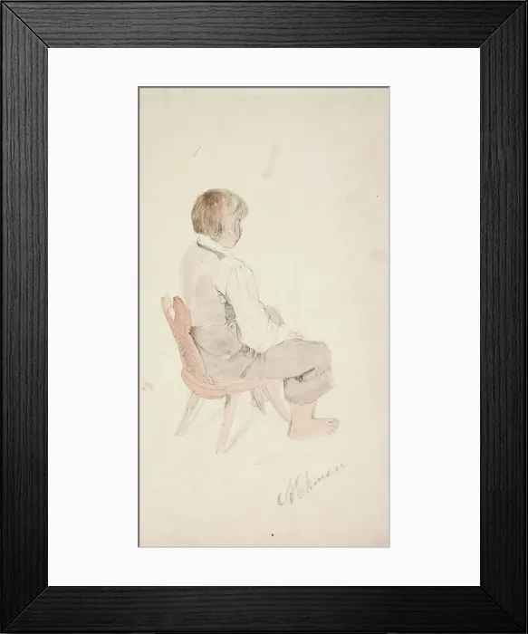 Framed Print : Children Playing, 1895. Creator: Eero Jarnefelt Framed Print : Children Playing, 1895. Creator: Eero Jarnefelt