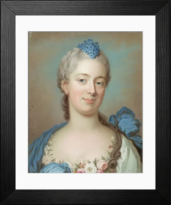 Framed Print : Countess Poaton, c1740s. Creator: Gustaf Lundberg Framed Print : Countess Poaton, c1740s. Creator: Gustaf Lundberg