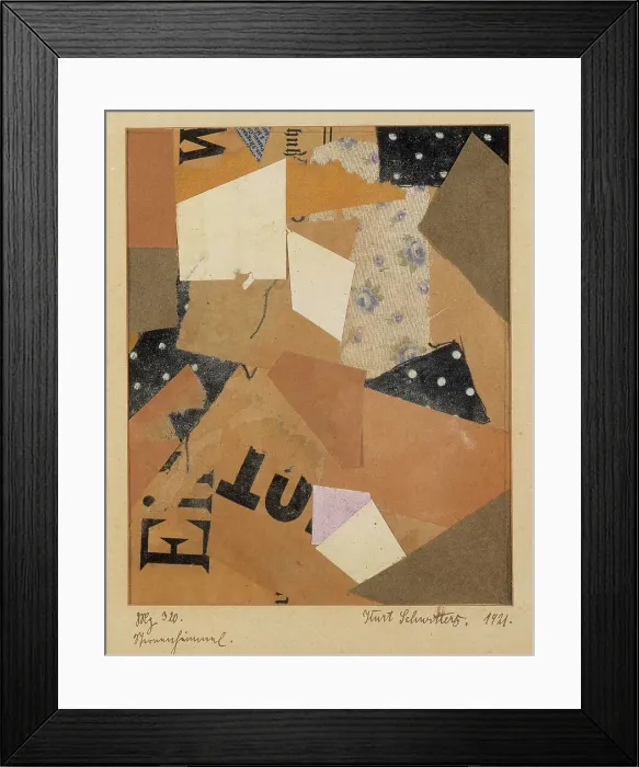 Framed Print : Mz 320. Starry sky, 1921. Creator: Kurt Schwitters Framed Print : Mz 320. Starry sky, 1921. Creator: Kurt Schwitters