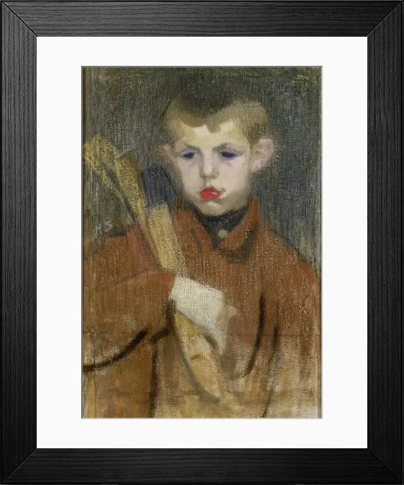 Framed Print : The Woodcutter I, 1910-1911. Creator: Helene Schjerfbeck Framed Print : The Woodcutter I, 1910-1911. Creator: Helene Schjerfbeck