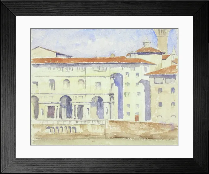 Framed Print : Italian buildings. Creator: Maria Wiik Framed Print : Italian buildings. Creator: Maria Wiik