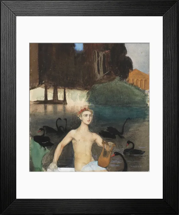 Framed Print : Fantasy, 1895. Creator: Magnus Enckell Framed Print : Fantasy, 1895. Creator: Magnus Enckell