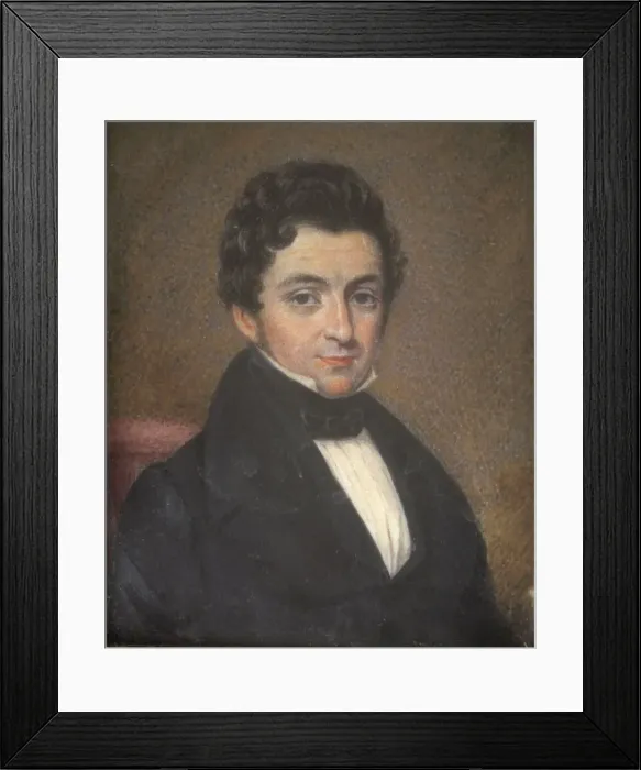 Framed Print : Portrait of a Man, 1820. Creator: Unknown Framed Print : Portrait of a Man, 1820. Creator: Unknown