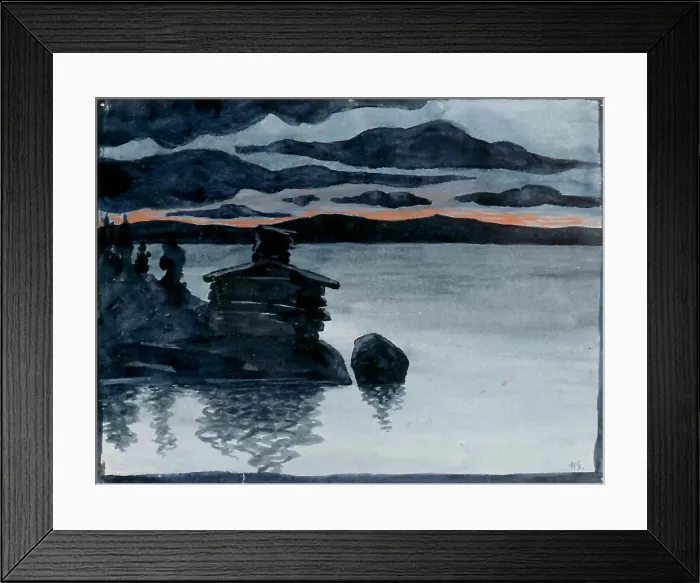 Framed Print : Evening, c1900. Creator: Hugo Simberg Framed Print : Evening, c1900. Creator: Hugo Simberg