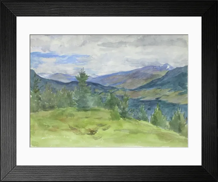 Framed Print : Fell landscape. Creator: Maria Wiik Framed Print : Fell landscape. Creator: Maria Wiik
