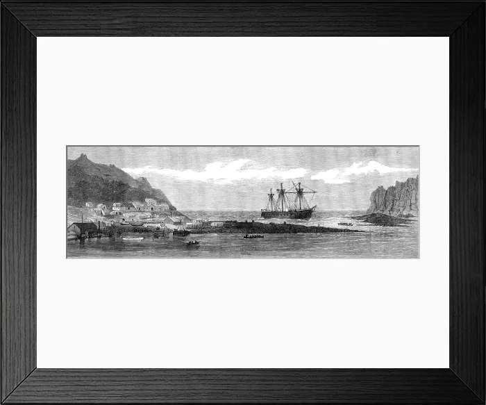 Framed Print : Wreck of H.M.S. Megaera, 1871. Creator: Unknown Framed Print : Wreck of H.M.S. Megaera, 1871. Creator: Unknown