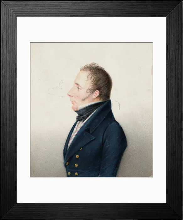 Framed Print : Portrait of a man, c1890s. Creator: Unknown Framed Print : Portrait of a man, c1890s. Creator: Unknown