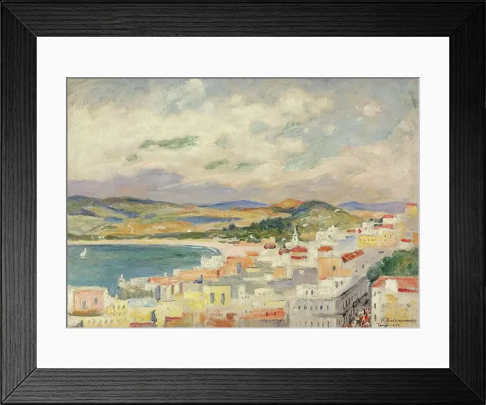 Framed Print : Tangier, 1939. Creator: Hugo Backmansson