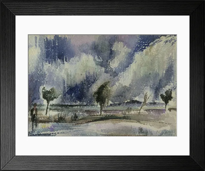 Framed Print : Blue Sky, 1920. Creator: Carl Wargh Framed Print : Blue Sky, 1920. Creator: Carl Wargh