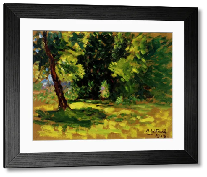 Framed Print : Bushes, 1919. Creator: Alfred William Finch Framed Print : Bushes, 1919. Creator: Alfred William Finch