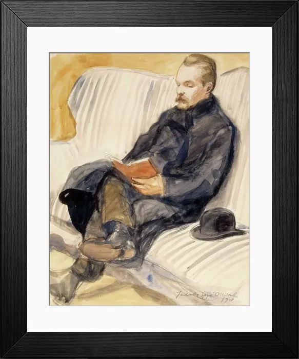 Framed Print : Portrait of Jalo Sihtola, 1910. Creator: Yrjö Aleksander Ollila Framed Print : Portrait of Jalo Sihtola, 1910. Creator: Yrjö Aleksander Ollila
