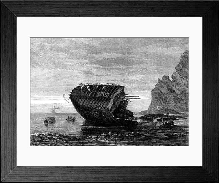 Framed Print : The last of the Megaera, 1871. Creator: Unknown Framed Print : The last of the Megaera, 1871. Creator: Unknown