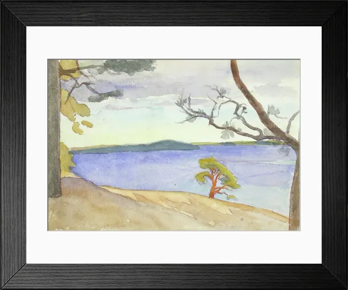 Framed Print : Shore Landscape. Creator: Maria Wiik Framed Print : Shore Landscape. Creator: Maria Wiik
