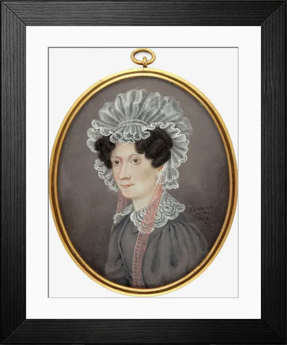 Framed Print : Portrait of a Woman. Creator: Erik Wilhelm the Younger Framed Print : Portrait of a Woman. Creator: Erik Wilhelm the Younger