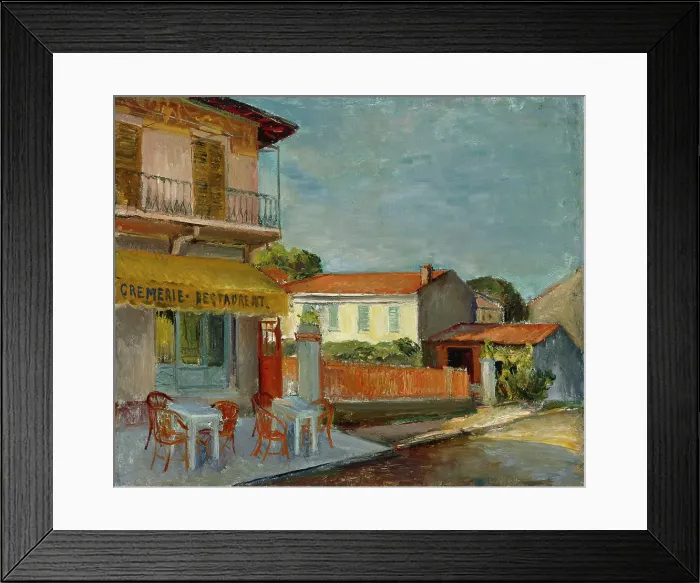 Framed Print : Cityscape of Cannes, c1930s. Creator: Meri Genetz Framed Print : Cityscape of Cannes, c1930s. Creator: Meri Genetz