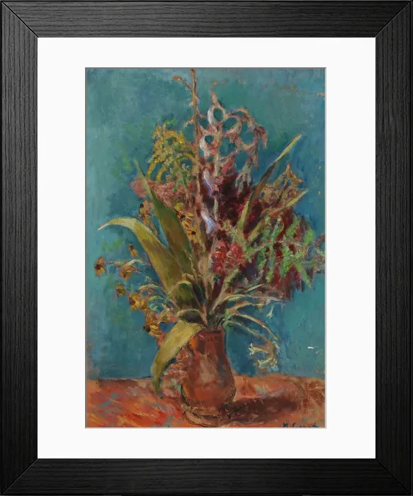 Framed Print : Tired Bouquet, 1920-1940. Creator: Meri Genetz Framed Print : Tired Bouquet, 1920-1940. Creator: Meri Genetz