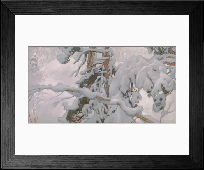 Framed Print : Winter, study for the Juselius Mausoleum frescoes, 1902. Creator: Akseli Gallen-Kallela Framed Print : Winter, study for the Juselius Mausoleum frescoes, 1902. Creator: Akseli Gallen-Kallela