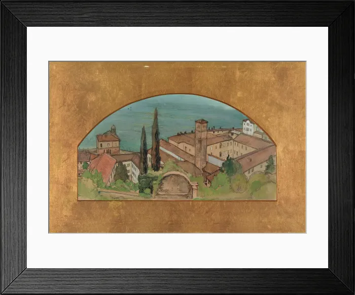 Framed Print : Lugano, 1903. Creator: Albert Edelfelt Framed Print : Lugano, 1903. Creator: Albert Edelfelt